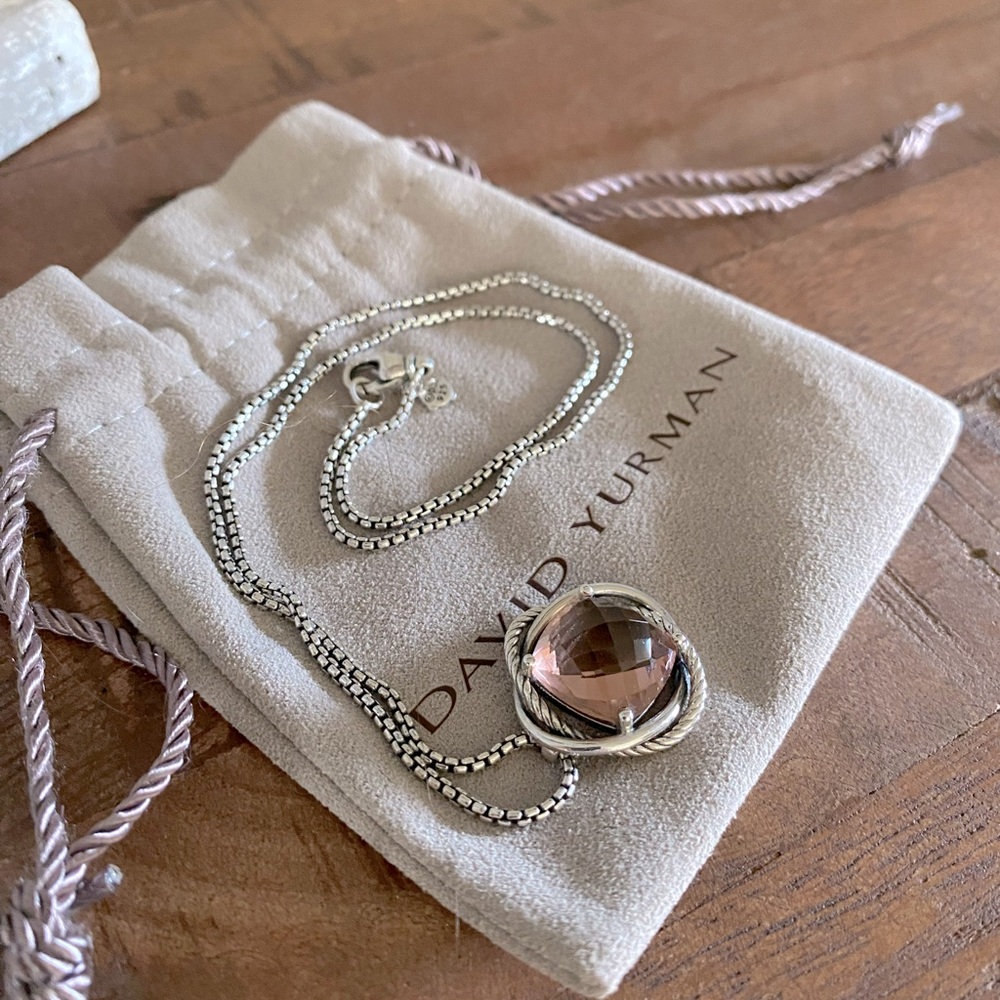 David Yurman Morganite Infinity 14MM Necklace